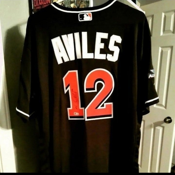 2017 Miami Marlins Mike Aviles ASG Signed Jersey - Picture 2 of 8